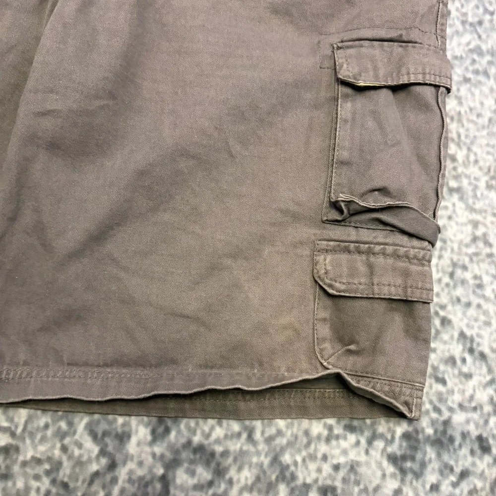 Rugged Wear Cargo Shorts Mens 38 Brown Outdoor Utility Hiking Skater Y2K